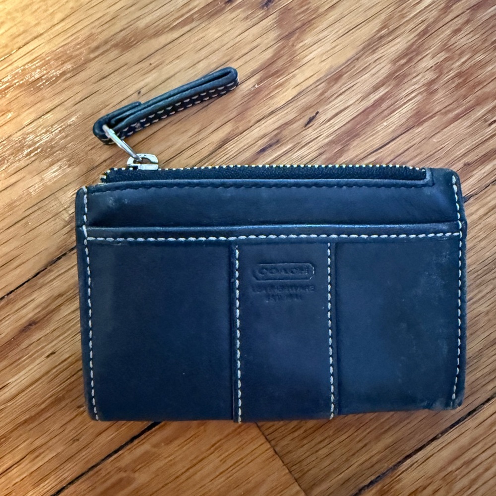 Coach Midnight Leather Wallet